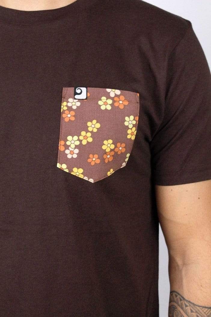 BLOSSOMS POCKET TEE - panamunaproject Ethical, Organic &amp; Sustainable T-shirts