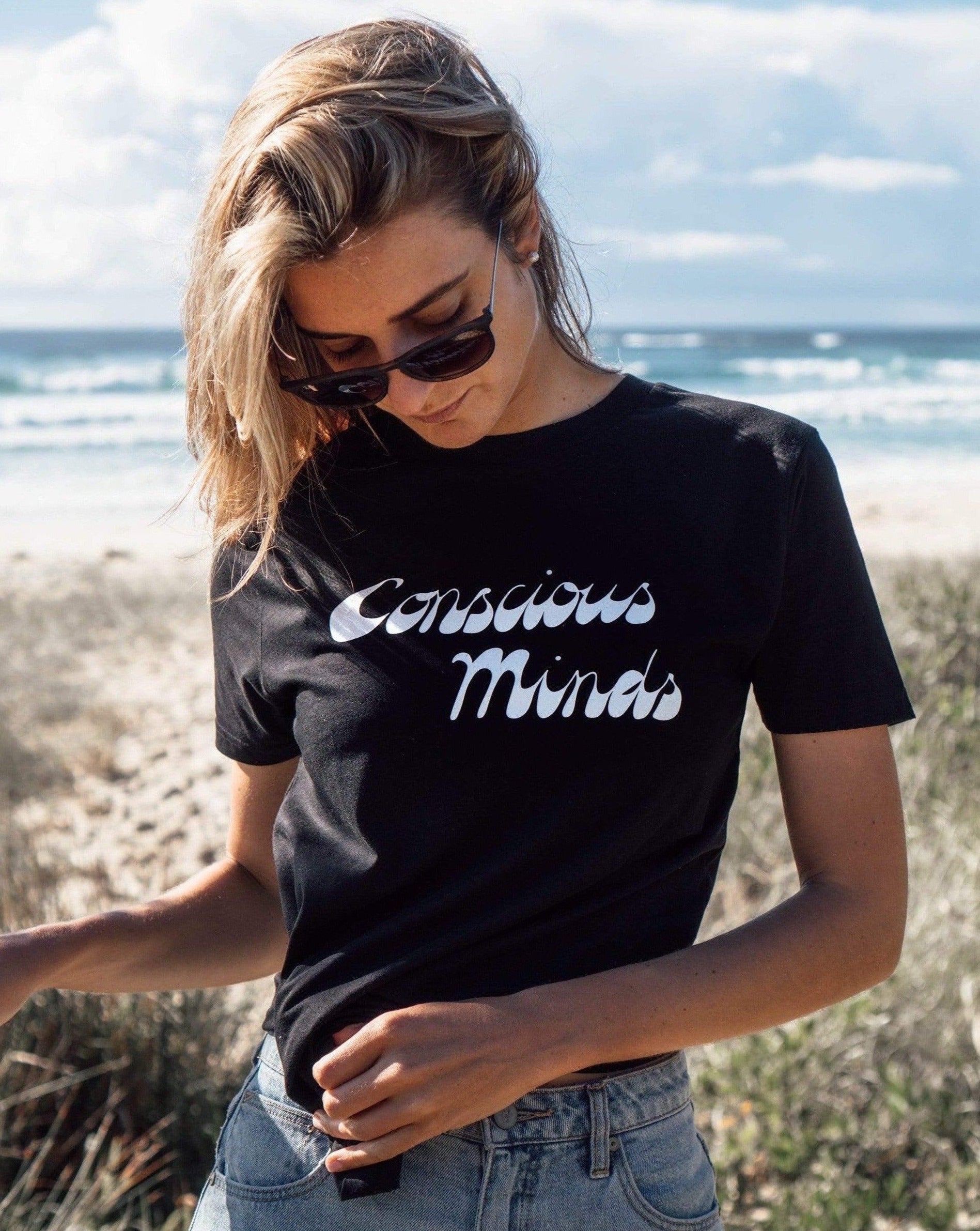 CONSCIOUS MINDS TEE - panamunaproject Ethical, Organic & Sustainable T-shirts